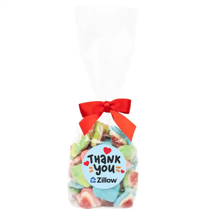 Mug Drop Gift Bag with Triple Layer Hearts