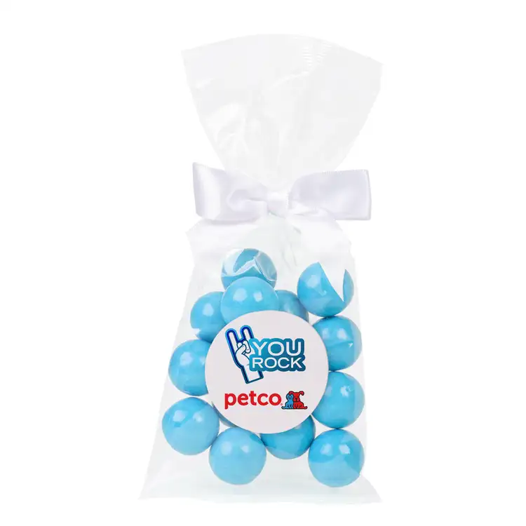Sachet cadeau de grosses boules de gomme avec boucle #3