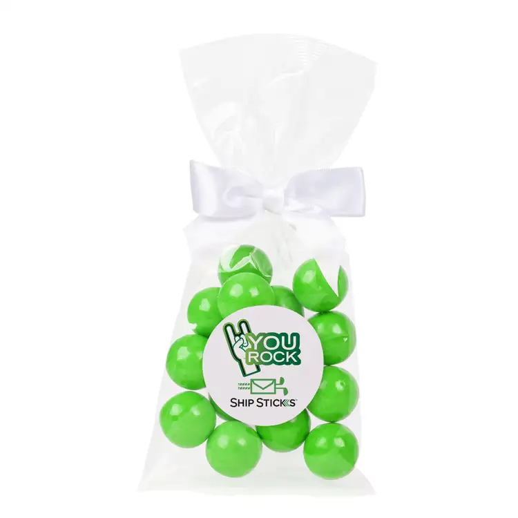 Sachet cadeau de grosses boules de gomme avec boucle #4