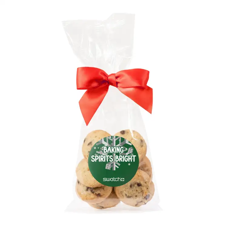 Sachet-cadeau de minibiscuits aux pépites de chocolat 2 oz
