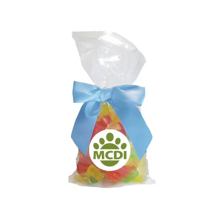Sachet cadeau d’oursons en gélatine avec boucle #2