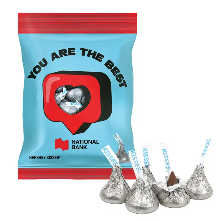 2 oz Digibag- Silver Hershey Kisses #2
