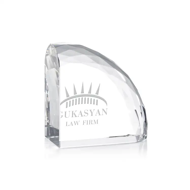 Ridgemount Optical Crystal Bookends #2