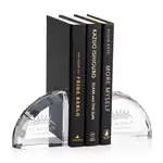 Serre-livres Ridgemount en cristal optique