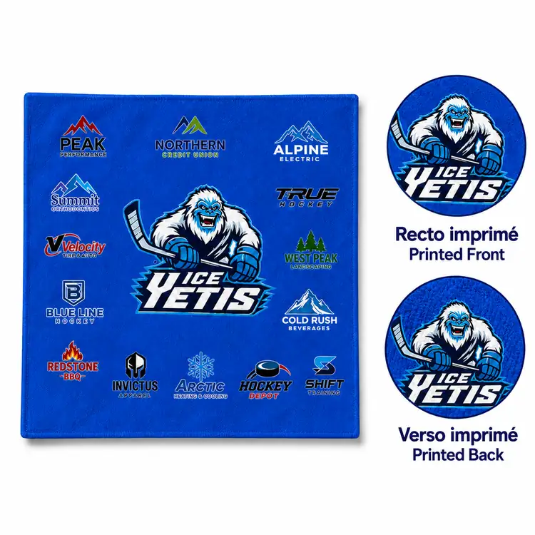 Double Sided Square Dri-Lite Sports Towel #3