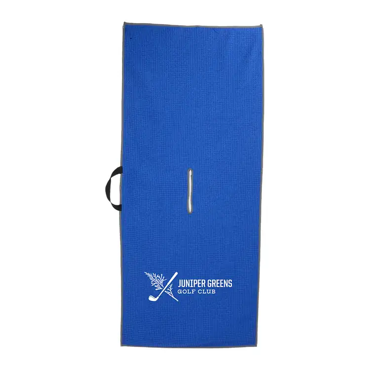 Serviette de golf recyclée à fente centrale #2