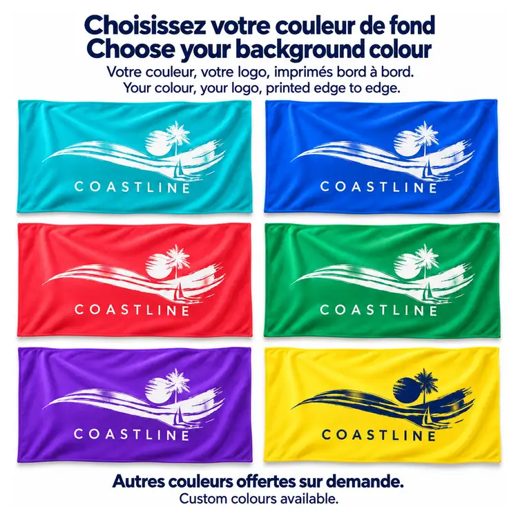 Serviette de plage épaisse en velours éponge #6
