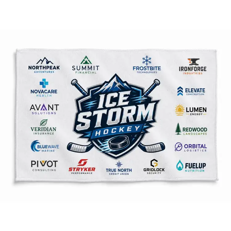 White Dri-Lite Sponsorship Rally Towel #4