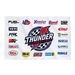 White Dri-Lite Sponsorship Rally Towel