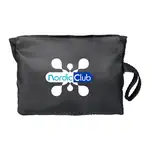 Cooling towel with travel pouch