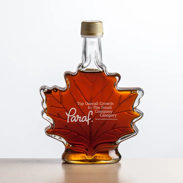 Maple Syrup Maple Leaf Deep Etch #4
