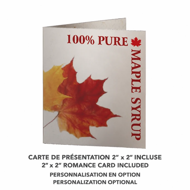 Maple Syrup Maple Leaf Deep Etch #7