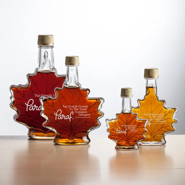 Maple Syrup Maple Leaf Deep Etch
