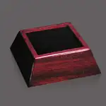 Socle carré Rhodes à fini bois de rose