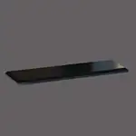 Socle en marbre noir à bord biseauté
