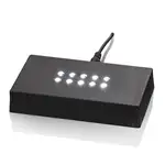 Socle lumineux à DEL avec alimentation USB