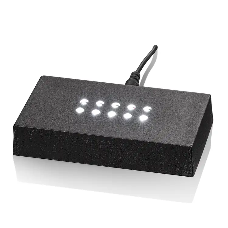 Socle lumineux à DEL avec alimentation USB