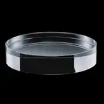 Socle ovale Stanrich en cristal optique