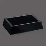 Socle rectangulaire Norwich en bois noir