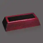 Socle rectangulaire Rhodes à fini bois de rose