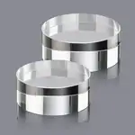 Socle rond Marvel en cristal optique