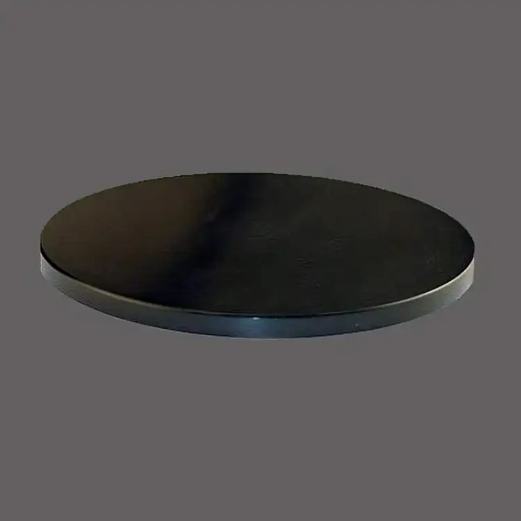 Round Black Marble Award Base