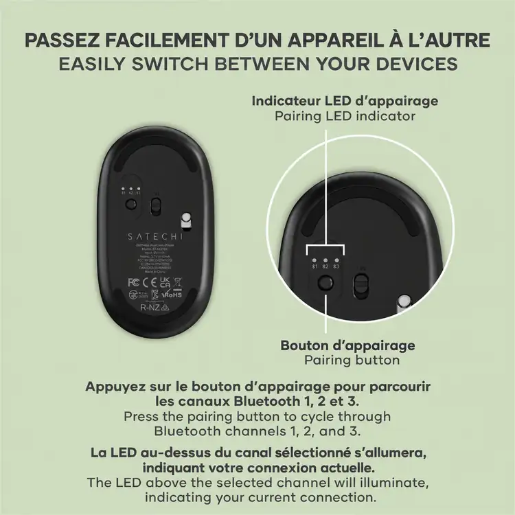 SATECHI OntheGo Bluetooth Mouse #9