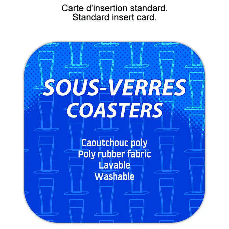 Sous-verre carré #2