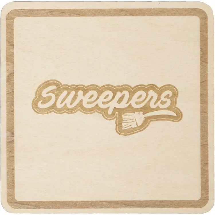 Square Wood Coaster