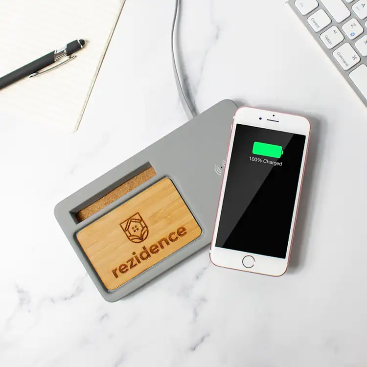 Power Mantle Bamboo Wireless Charging Station #4