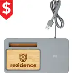 Power Mantle Bamboo Wireless Charging Station