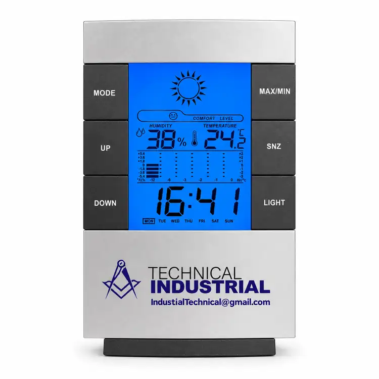 Gabon Weather Station with Clock #3