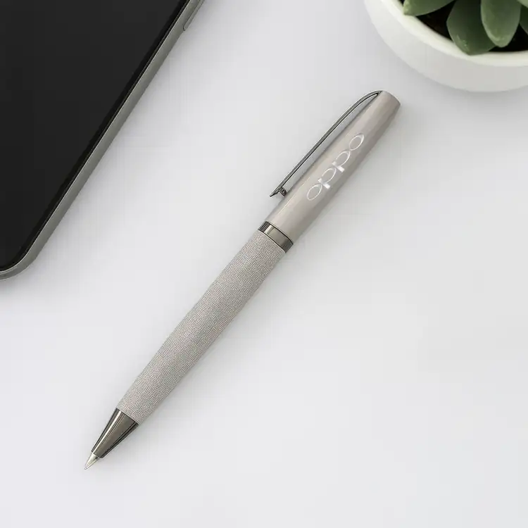 Alethea Textured Metal Pen #14