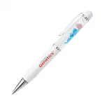 Stylo Aqua en métal avec éléments flottants personnalisés