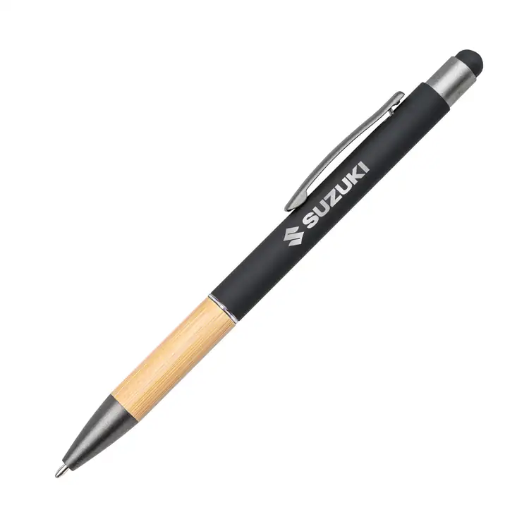 Assia Pen with Bamboo Grip & Black Ink Refill #2