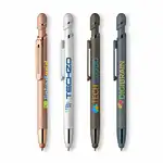 Stylo Atlantic Softy monochrome métallique avec stylet