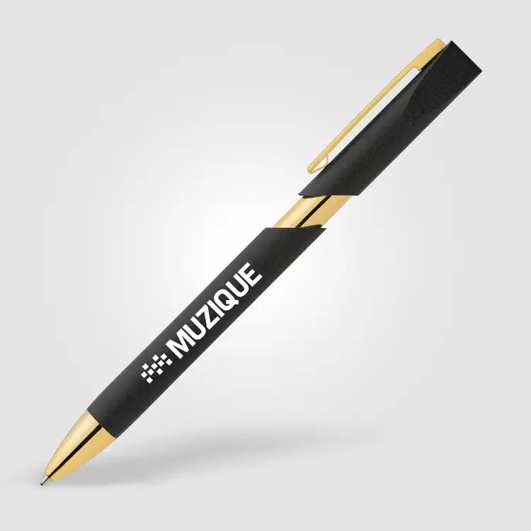 Aurelia Recycled Plastic Gold Trim Pen #4