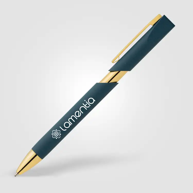 Aurelia Recycled Plastic Gold Trim Pen #5