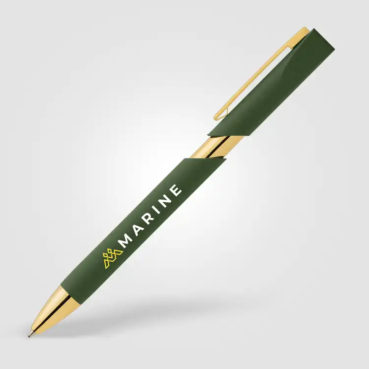 Aurelia Recycled Plastic Gold Trim Pen #8