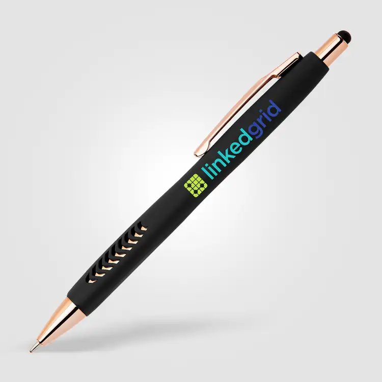 Avalon Softy Rose Gold Pen with Stylus #2