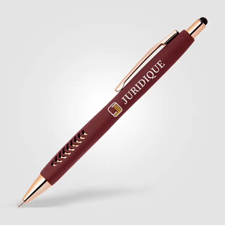 Avalon Softy Rose Gold Pen with Stylus #3