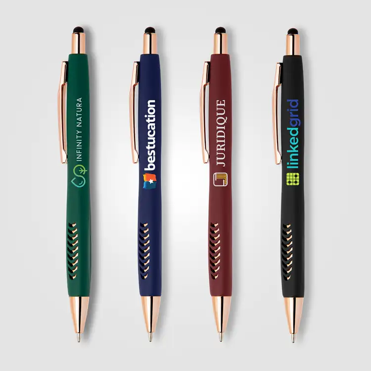 Avalon Softy Rose Gold Pen with Stylus