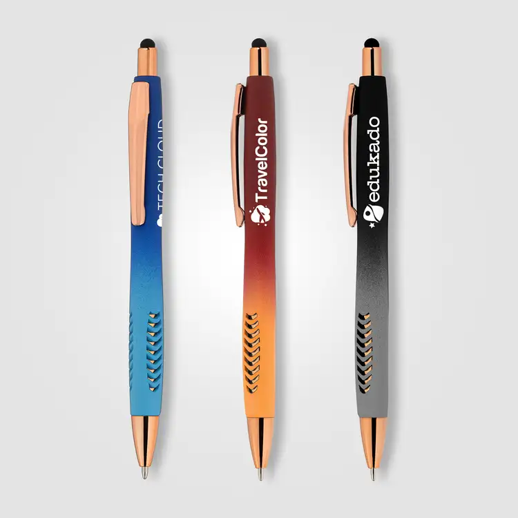 Avalon Ombre Softy Rose Gold Pen with Stylus #2
