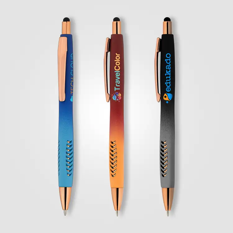Avalon Ombre Softy Rose Gold Pen with Stylus