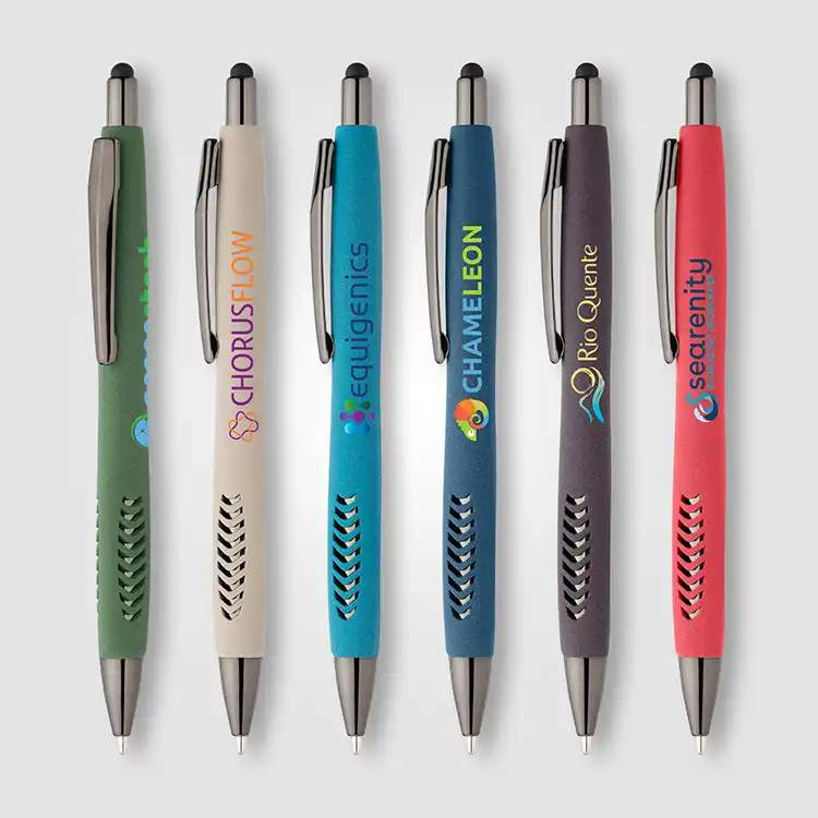 Avalon Recycled Plastic Stone Finish Stylus Pen - ColorJet