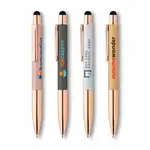 Stylo Baltic Softy avec stylet et accents or rose