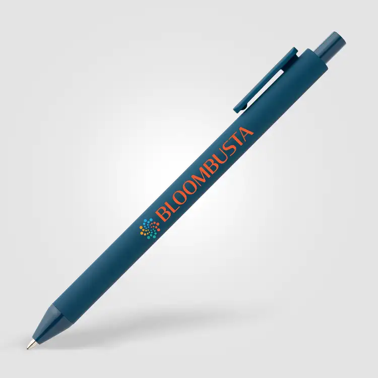 Bloom Essentials Recycled Plastic Retractable Soft Touch Pen #11