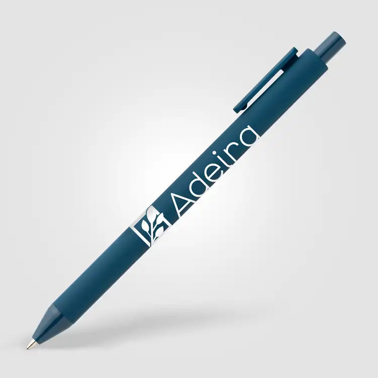 Bloom Essentials Recycled Plastic Retractable Soft Touch Pen #12