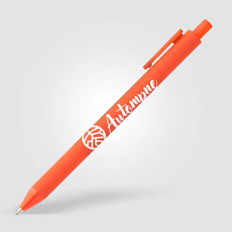 Bloom Essentials Recycled Plastic Retractable Soft Touch Pen #14