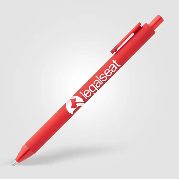 Bloom Essentials Recycled Plastic Retractable Soft Touch Pen #18